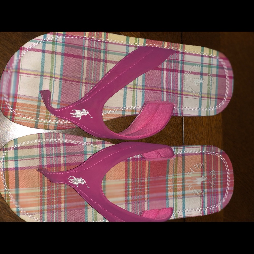 Polo Ralph Lauren flip flops size 8.5